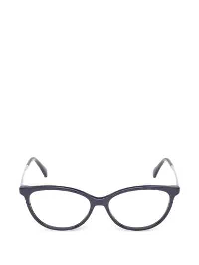 Max Mara Eyewear Cat-eye-frame Glasses In Blue