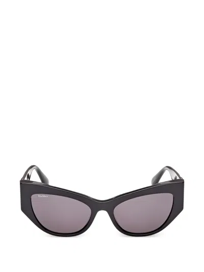 Max Mara Eyewear Cat-eye-frame Sunglasses In Black