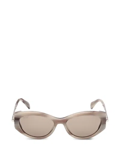 Max Mara Eyewear Cat-eye-shape Sunglasses In Brown