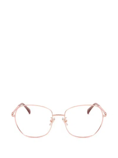 Max Mara Eyewear Geometric-frame Glasses In Pink