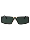 Max Mara Geometrical Sunglasses Mm0118/s 30 N In Green