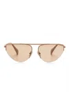 Max Mara Eyewear Menton 4 Sunglasses In 褐色