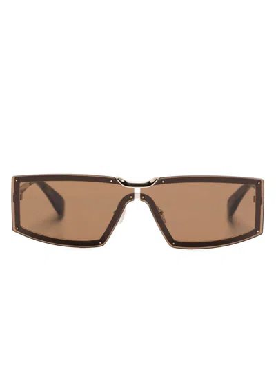 Max Mara Eyewear Miller1 Sunglasses In 褐色