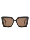 Max Mara Eyewear Mm0051 Sunglasses In 金色