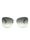 Max Mara Eyewear Mm0097 Menton1 Geometric-frame Sunglasses In Gold