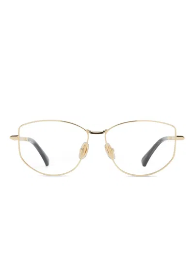 Max Mara Eyewear Mm5153 Glasses In Gold