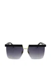 Max Mara Eyewear Oversized-frame Gradient Sunglasses In Gray