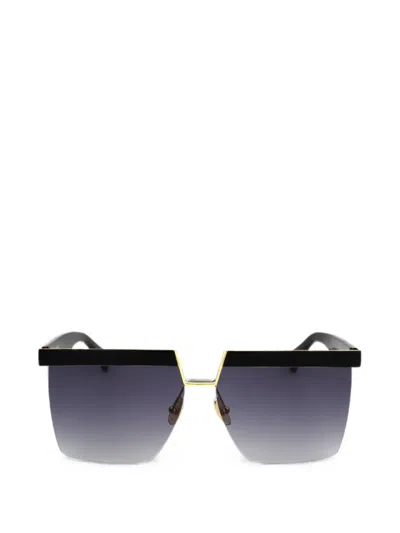 Max Mara Eyewear Oversized-frame Gradient Sunglasses In Gray