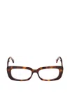 Max Mara Eyewear Rectangle-frame Glasses In Brown