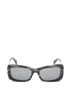 Max Mara Eyewear Rectangle Sunglasses In Gray