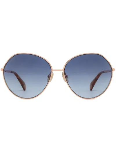 Max Mara Eyewear Round-frame Sunglasses In Pink