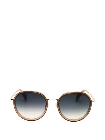 Max Mara Eyewear Round-frame Sunglasses In Orange
