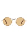 Max Mara Eyewear Safiye Sunglasses In 金色