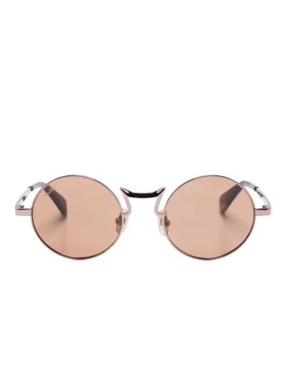 Max Mara Eyewear Safiye Sunglasses In Gold