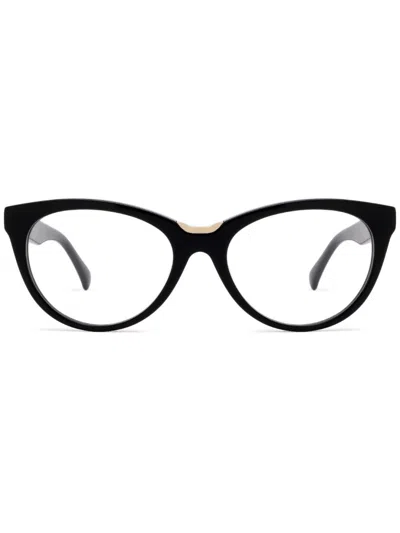 Max Mara Eyewear Square-frame Glasses In Black