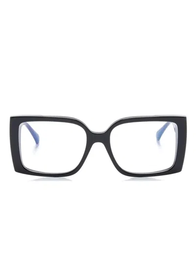 Max Mara Eyewear Square-frame Glasses In Black