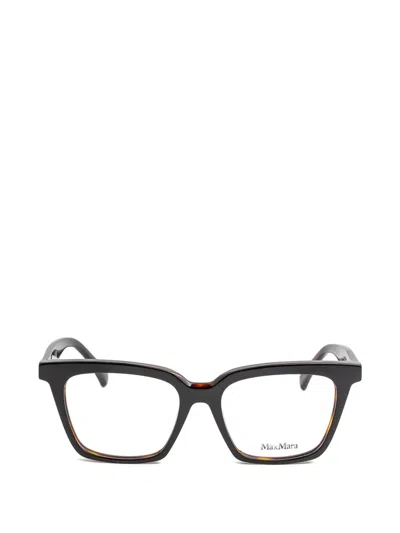 Max Mara Eyewear Square-frame Glasses In Black