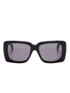 Max Mara Eyewear Square-frame Sunglasses In Black