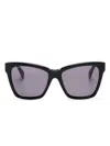Max Mara Eyewear Square-frame Sunglasses In Black