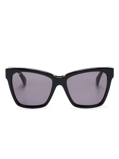 Max Mara Eyewear Square-frame Sunglasses In Black