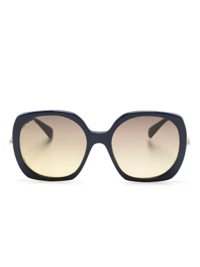 Max Mara Eyewear Square-frame Sunglasses In Blue