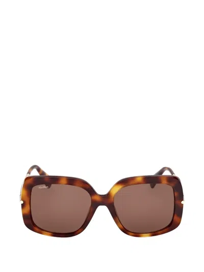 Max Mara Eyewear Square-frame Sunglasses In Brown
