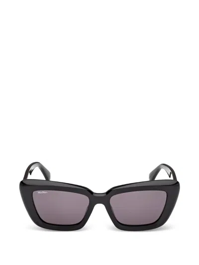 Max Mara Eyewear Square-frame Sunglasses In Black