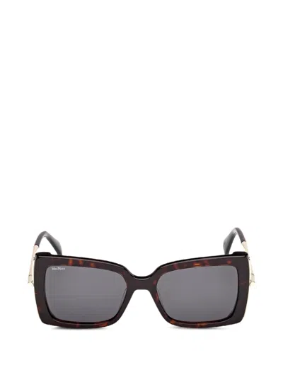 Max Mara Eyewear Square-frame Sunglasses In Brown