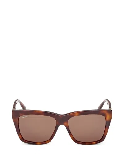Max Mara Eyewear Square-frame Sunglasses In Brown