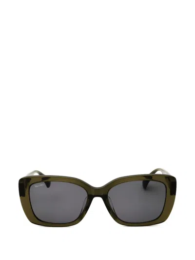 Max Mara Eyewear Square-frame Sunglasses In Green
