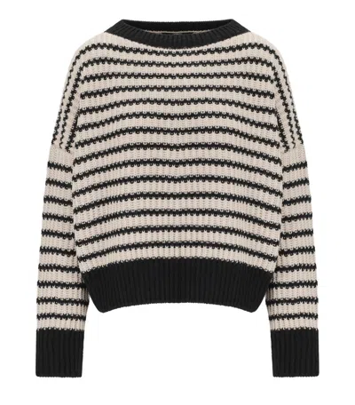 Max Mara Ezor Bicolor Sweater In Multi