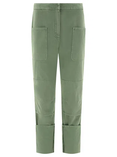 Max Mara "facella" Jeans In Green