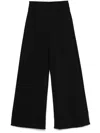 Max Mara Fagiani Palazzo Pants In Black