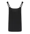 Max Mara Beachwear Faida Black Top