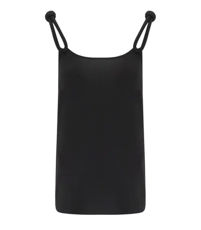 Max Mara Beachwear Faida Black Top