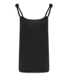 Max Mara Beachwear Faida Black Top