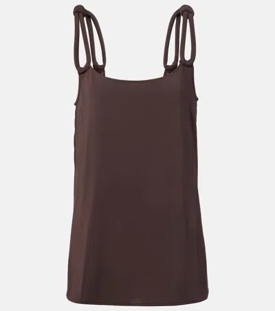 Max Mara Faida Top In Brown