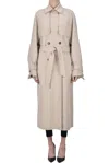 Max Mara Falcone Double-breasted Cashmere Coat In Beige
