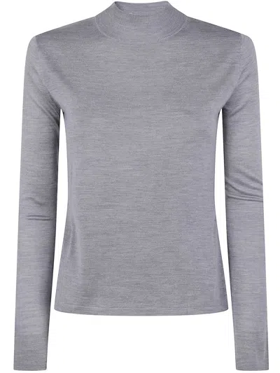MAX MARA MAX MARA "FALESIA" SILKY TURTLE NECK SWEATER CLOTHING