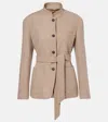 Max Mara Falla Cashmere Jacket In Brown