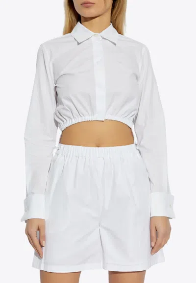 MAX MARA FALSTER CROPPED SHIRT