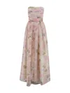Max Mara Fancy Organza Bustier Dress
