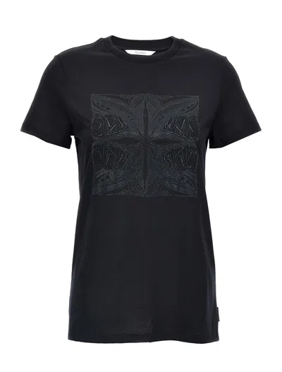 Max Mara Women Black Cotton Farad T-shirt