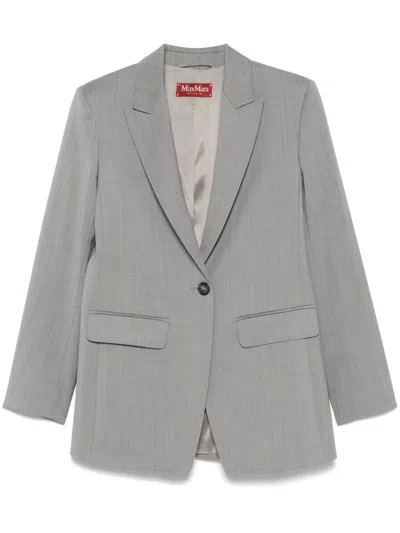 Max Mara Farad Blazer In Grey