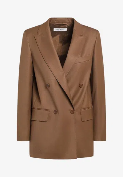 MAX MARA FARAD DOUBLE-BREASTED WOOL BLAZER
