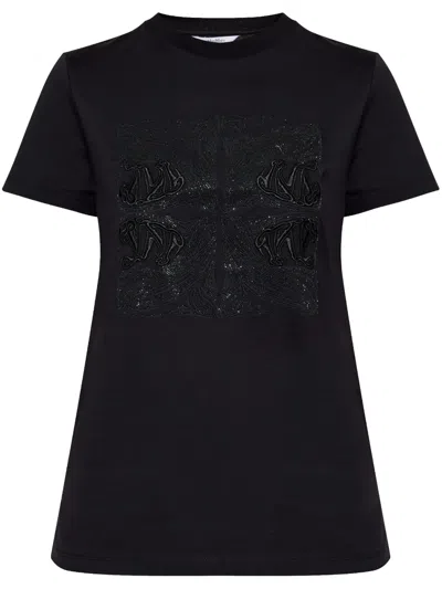 Max Mara Taverna Logo T-shirt Black