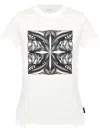 Max Mara Farad Printed Cotton Jersey T-shirt In White