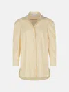 Max Mara 'faraday' Cream Cotton Shirt In Cream
