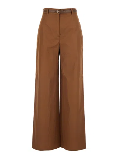 Max Mara Farea Trousers In Brown