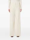 Max Mara Studio Faretra Trouser Beige In Neutral